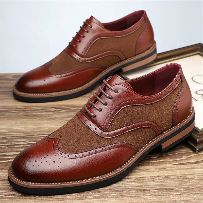 Corec Genuine Leather Oxfords
