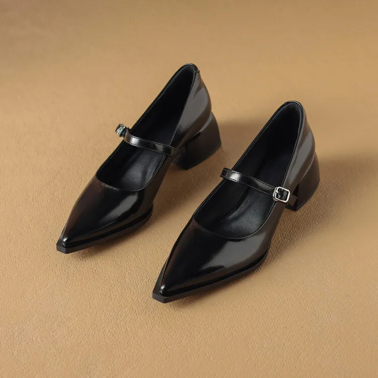 Maden Genuine Leather Heels