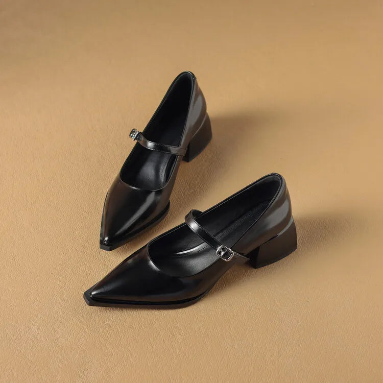 Maden Genuine Leather Heels