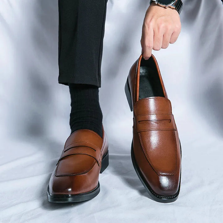 Boran Leather Loafers