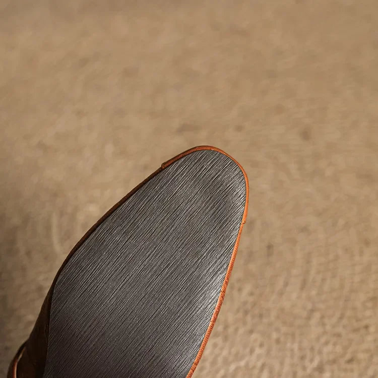 Becky Genuine Leather Mules