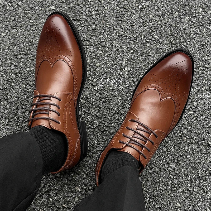 Pasera Genuine Leather Oxfords