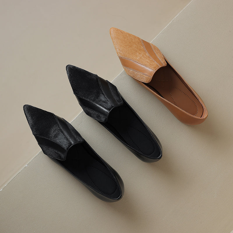 Kiara Genuine Leather Flats
