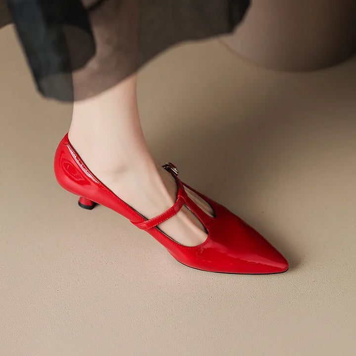 Rabeca Genuine Leather Heels