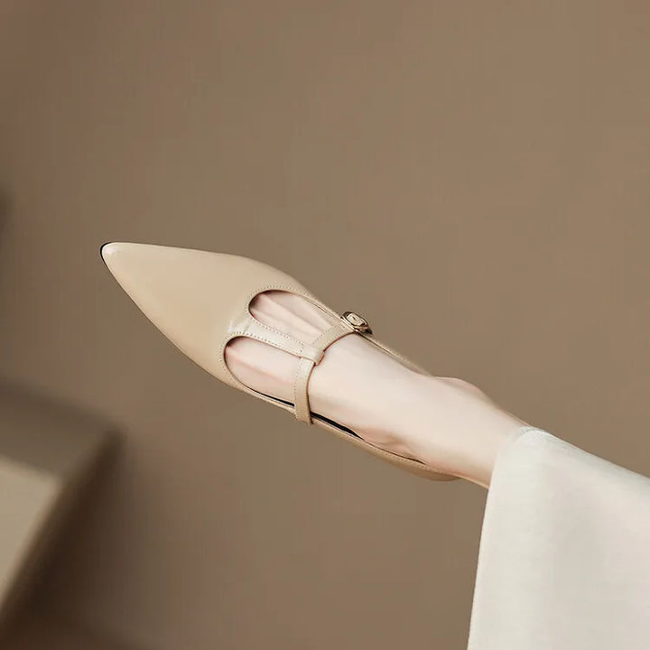 Rabeca Genuine Leather Heels