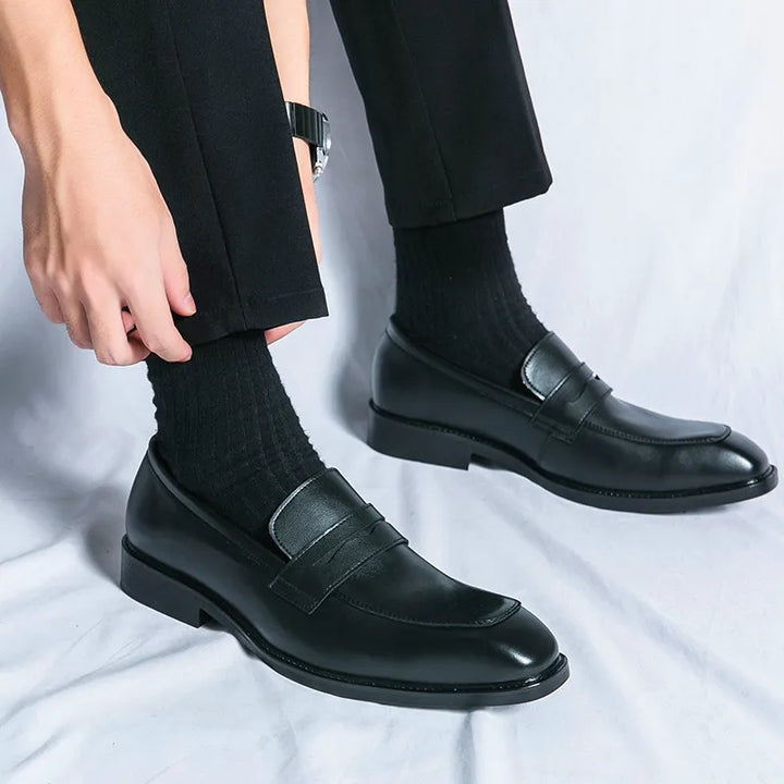 Boran Leather Loafers