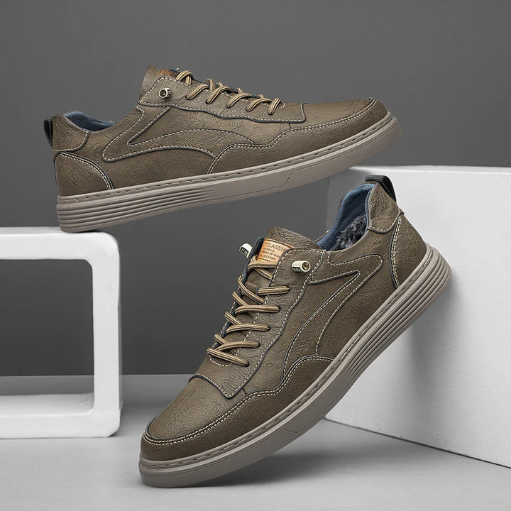 Roux Genuine Leather Sneakers