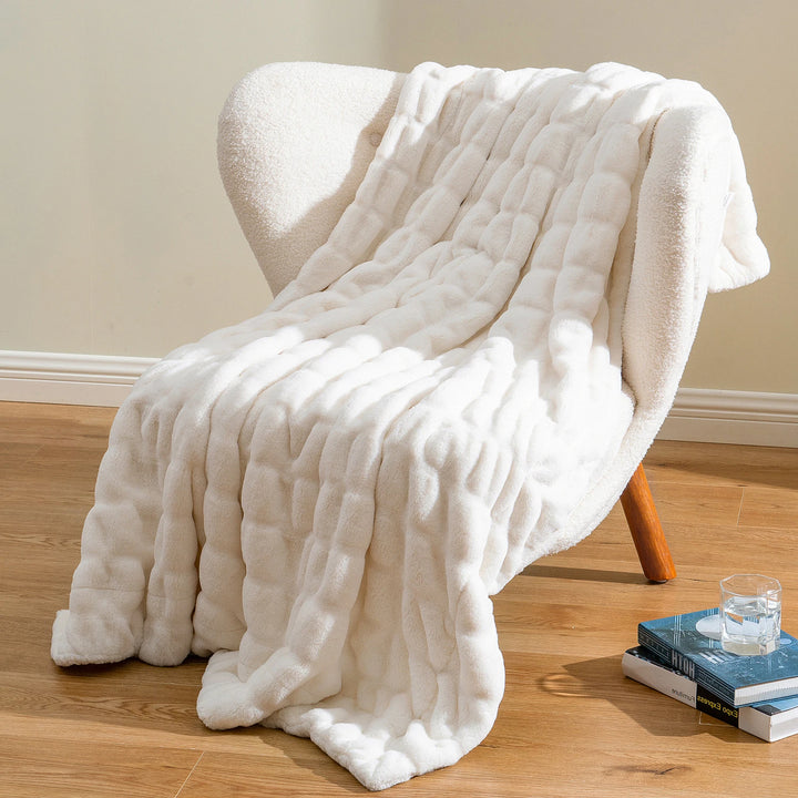 Faux Fur Throw Blanket
