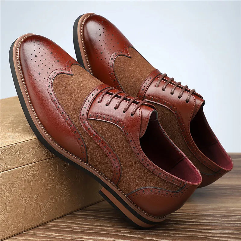 Corec Genuine Leather Oxfords