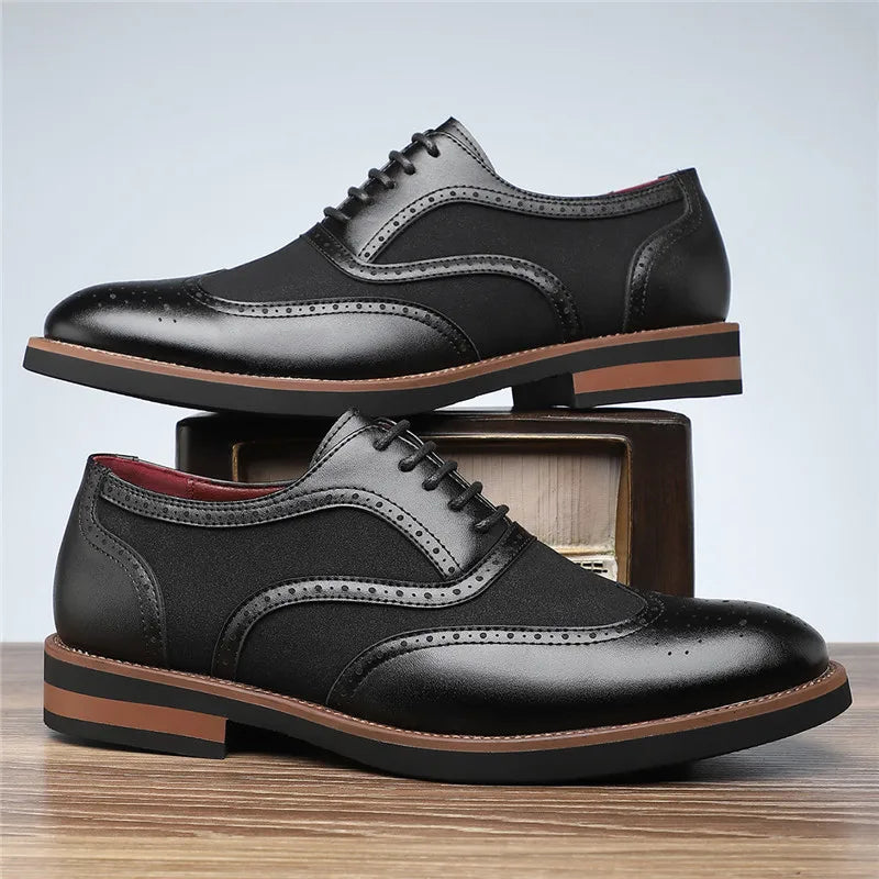 Corec Genuine Leather Oxfords