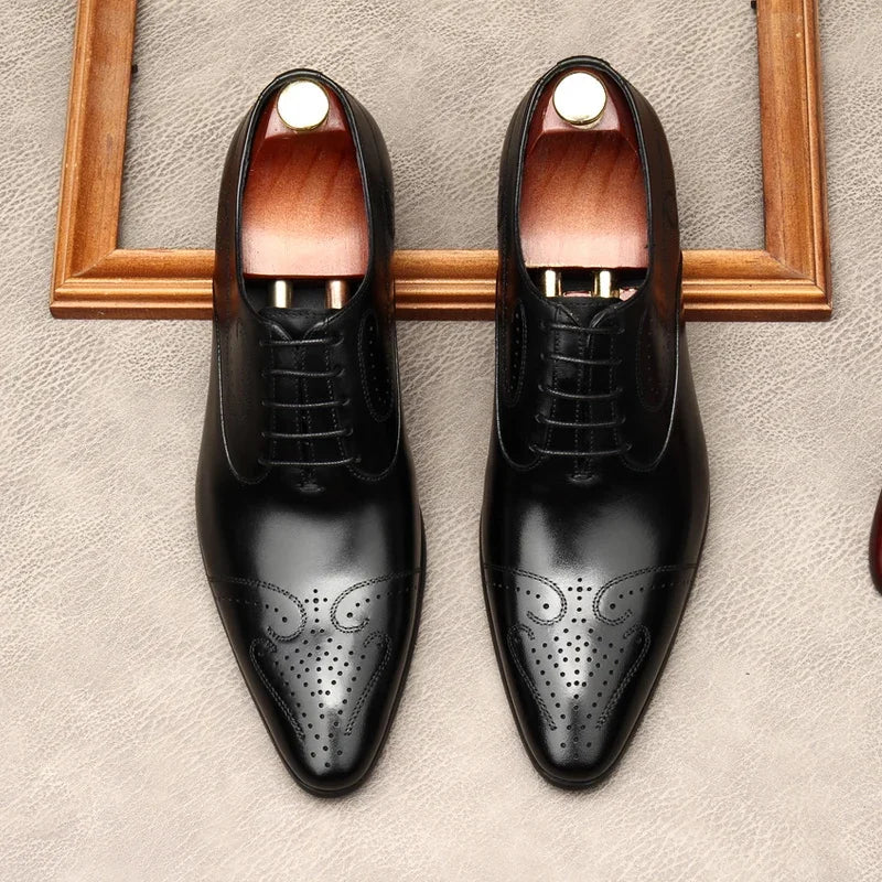 Tarz Genuine Leather Oxfords