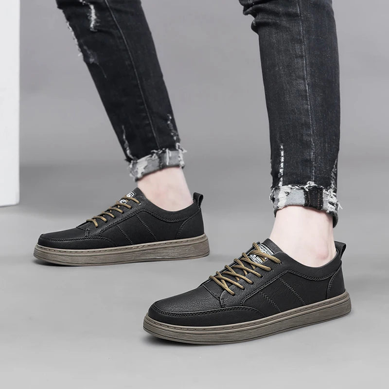 Peyton Genuine Leather Sneakers