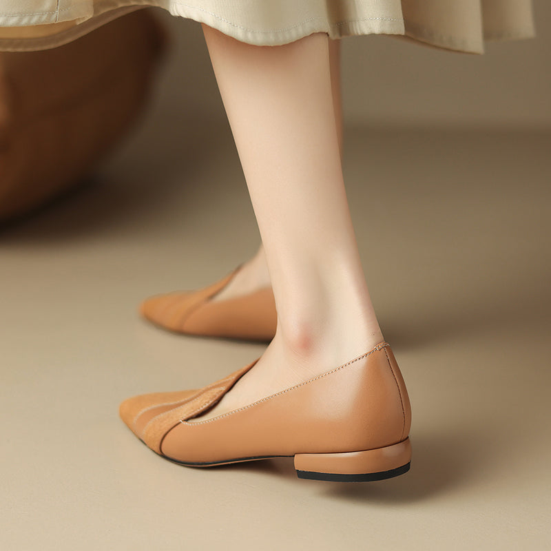 Kiara Genuine Leather Flats