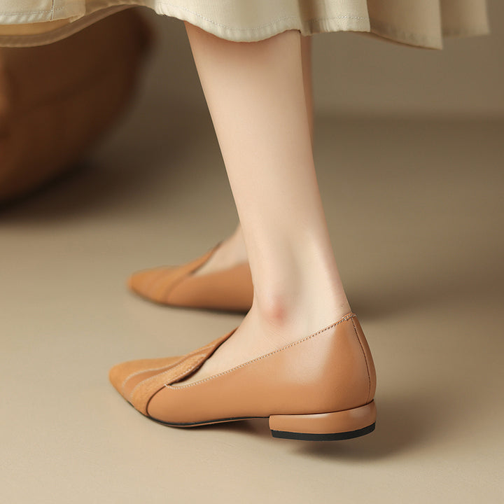 Kiara Genuine Leather Flats