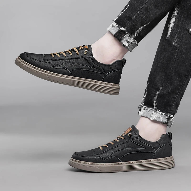 Roux Genuine Leather Sneakers