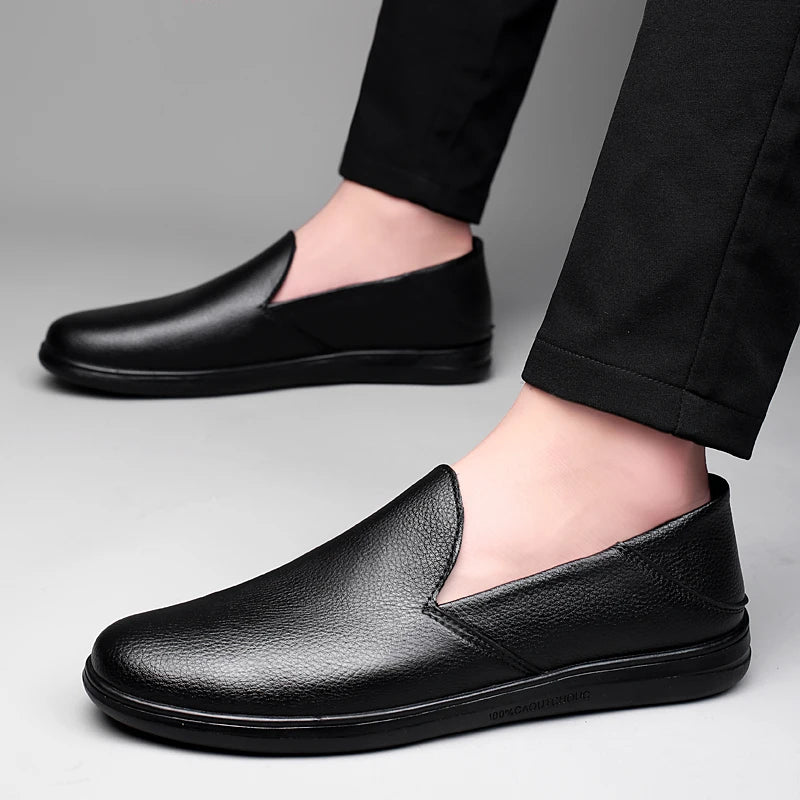 Basik Genuine Leather Loafers