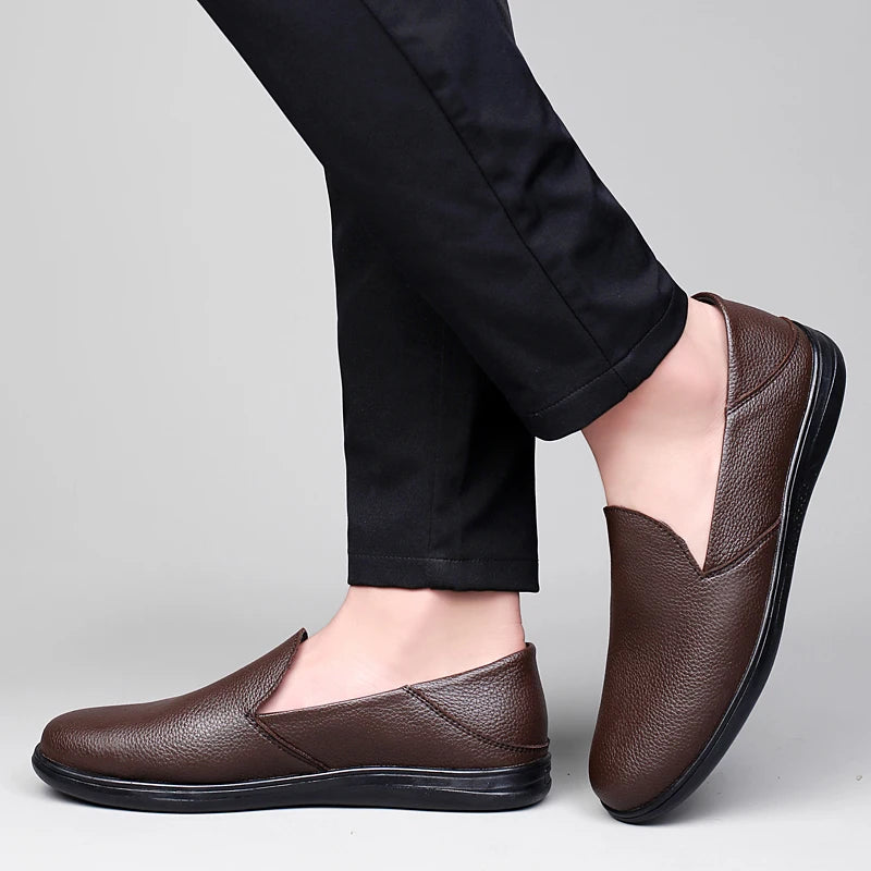 Basik Genuine Leather Loafers