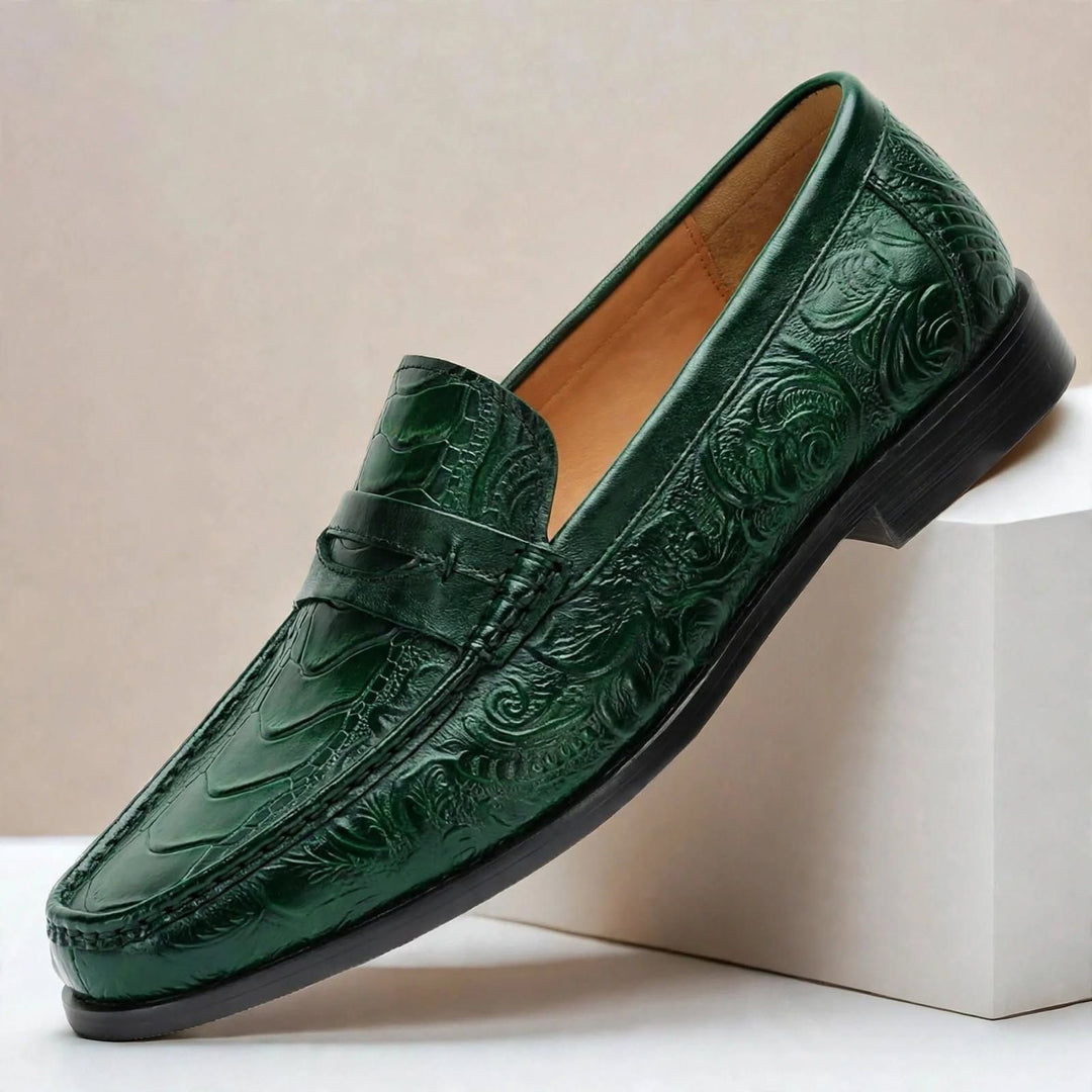 Kieran Cowhide Leather Loafers — photo 2