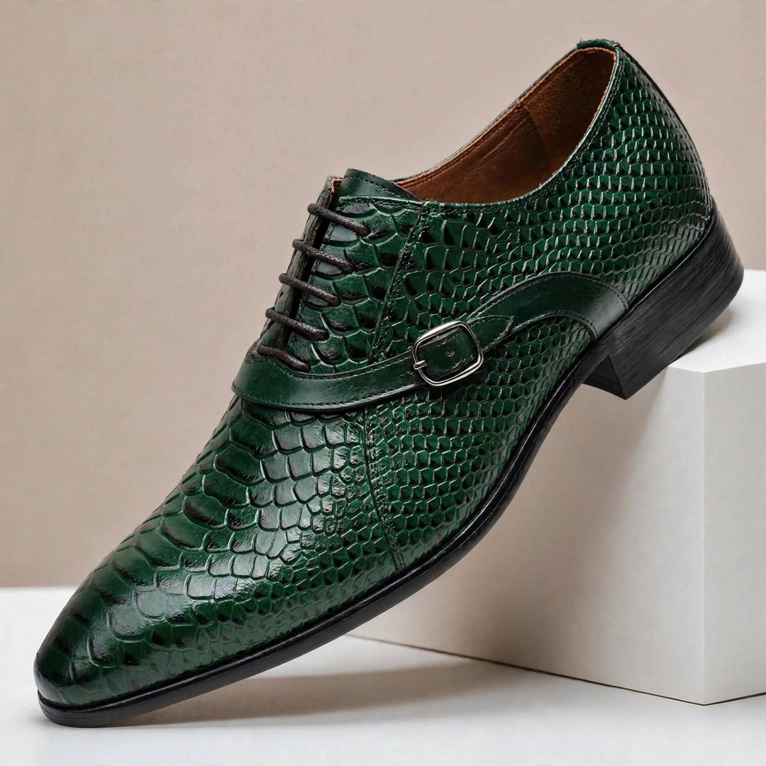 Thaddeus Cowhide Leather Shoes — photo 6