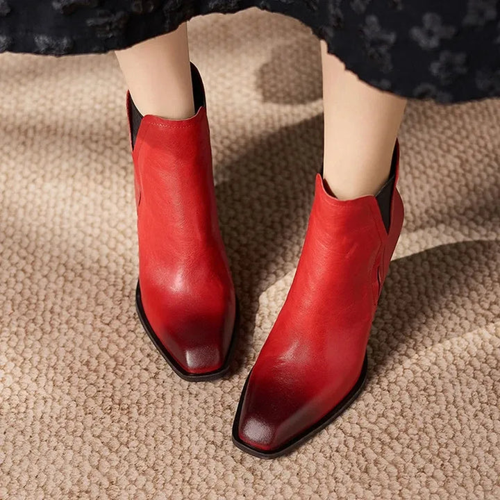 Petra Natural Leather Boots — photo 1