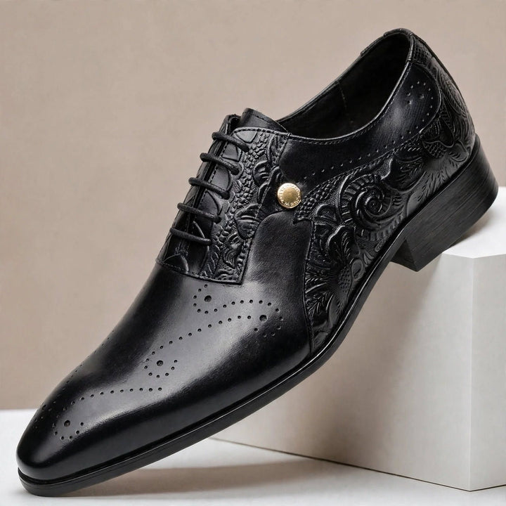 Quentin Cowhide Leather Shoes — photo 3