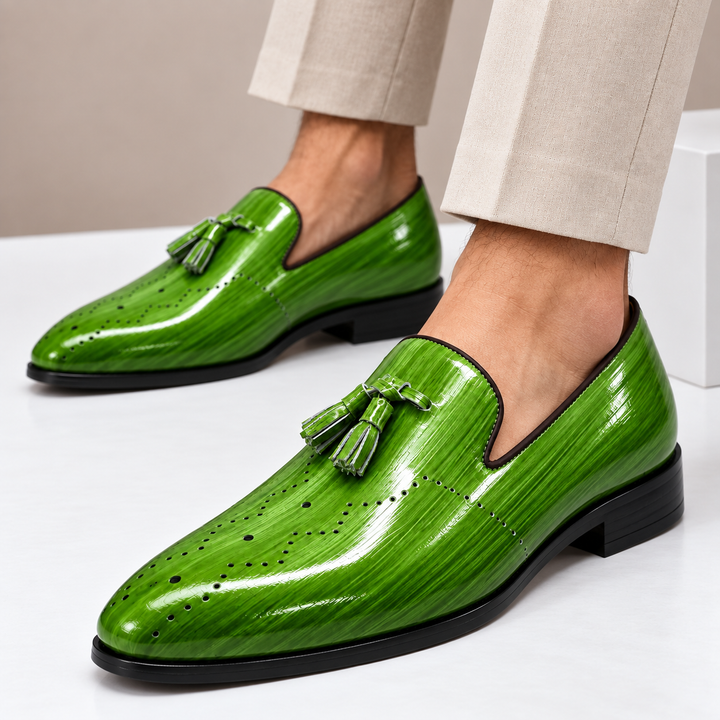 Ruben Cowhide Leather Loafers — photo 6