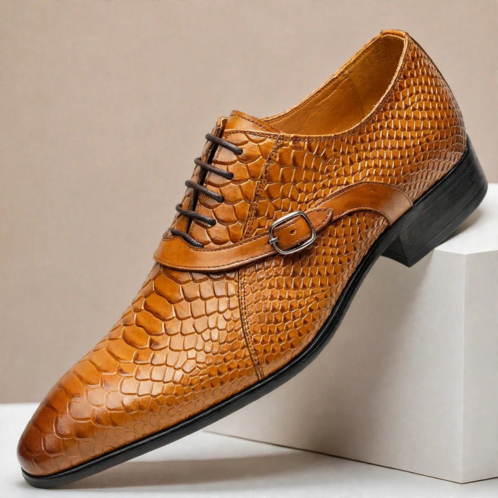 Thaddeus Cowhide Leather Shoes — photo 9
