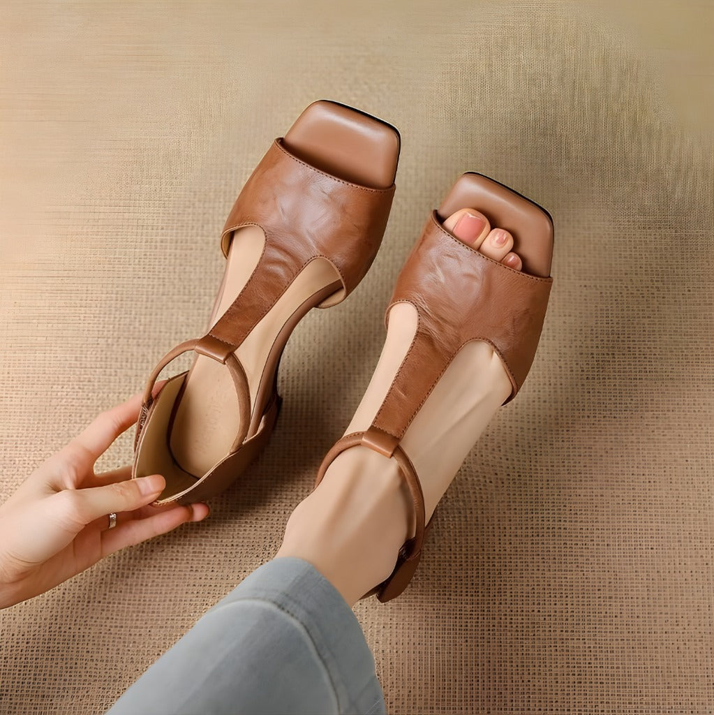Zavia Genuine Leather Sandals