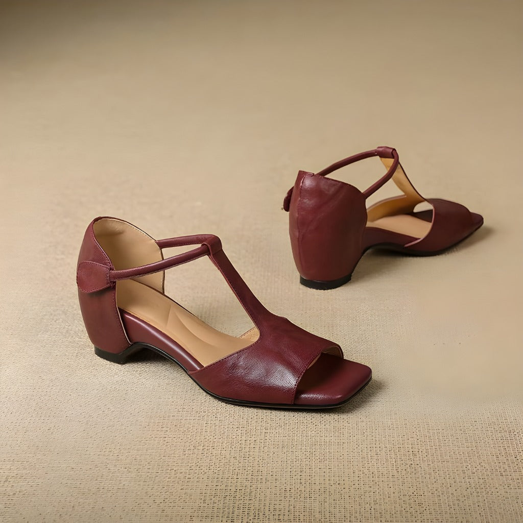 Zavia Genuine Leather Sandals