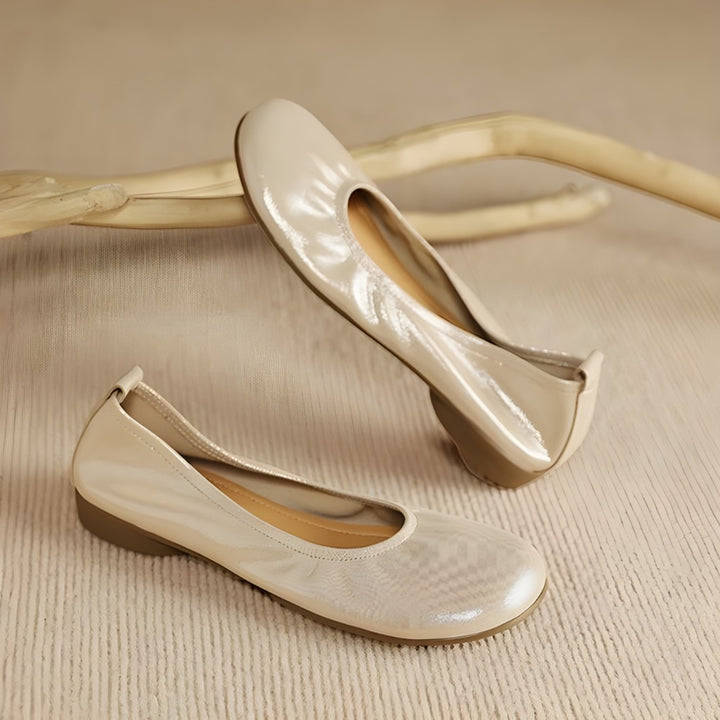 Ozela Genuine Leather Flats