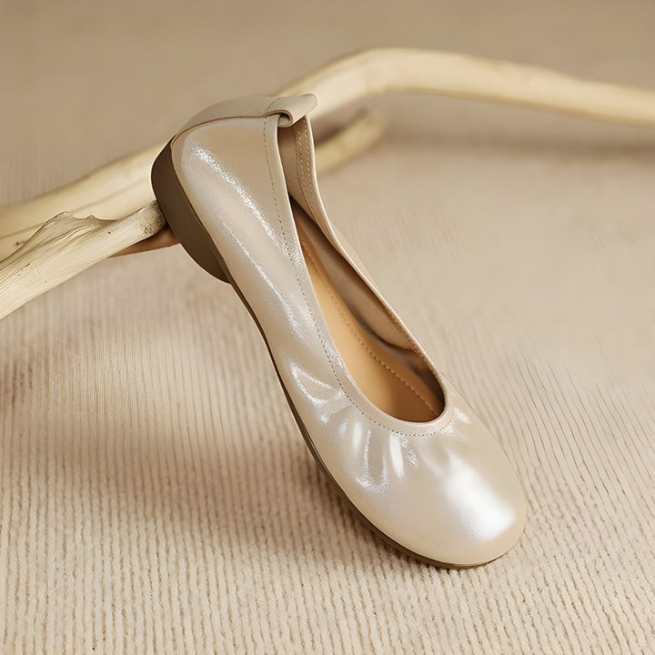 Ozela Genuine Leather Flats