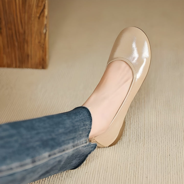Ozela Genuine Leather Flats