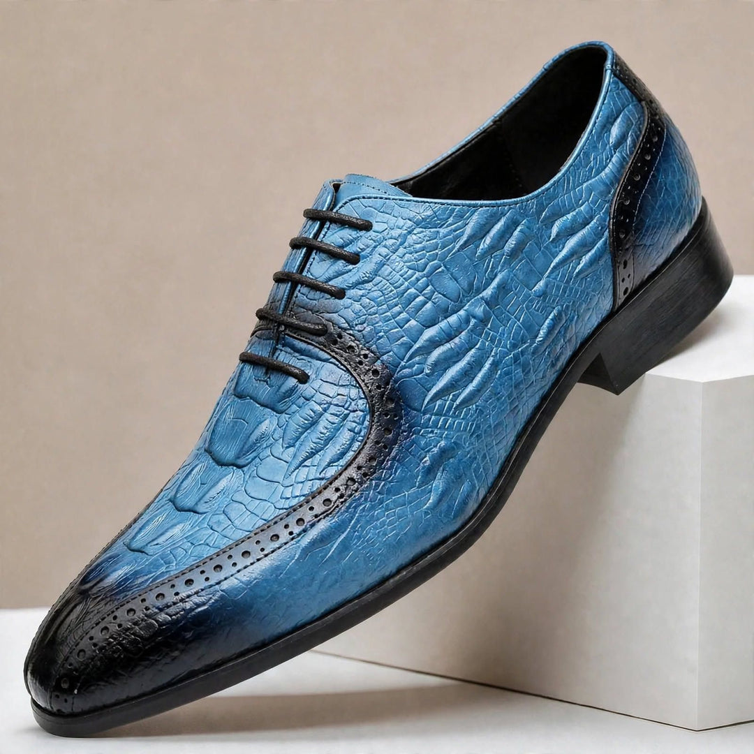 Gideon Cowhide Leather Oxfords — photo 5