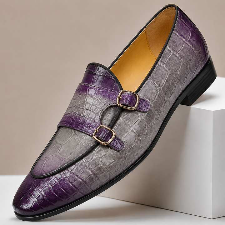 Leighton Cowhide Leather Loafers — photo 4