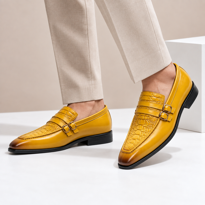 Elena Cowhide Leather Loafers — photo 18