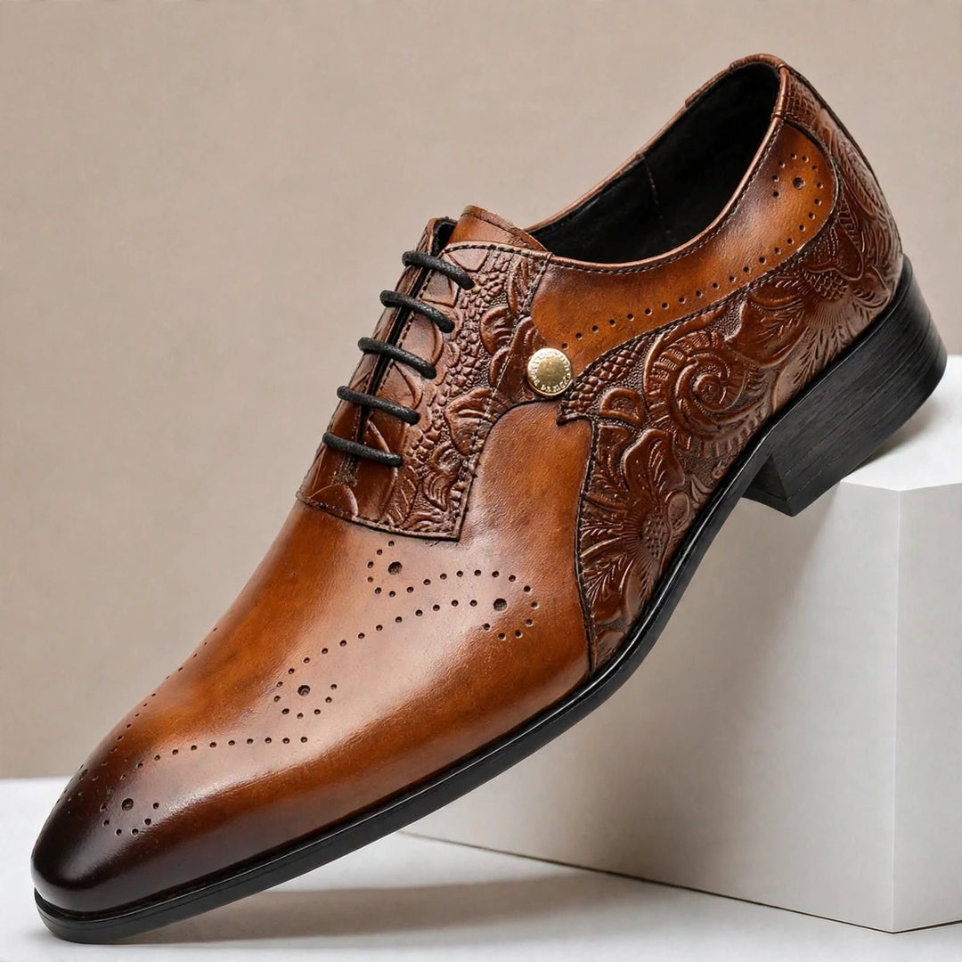 Quentin Cowhide Leather Shoes — photo 5