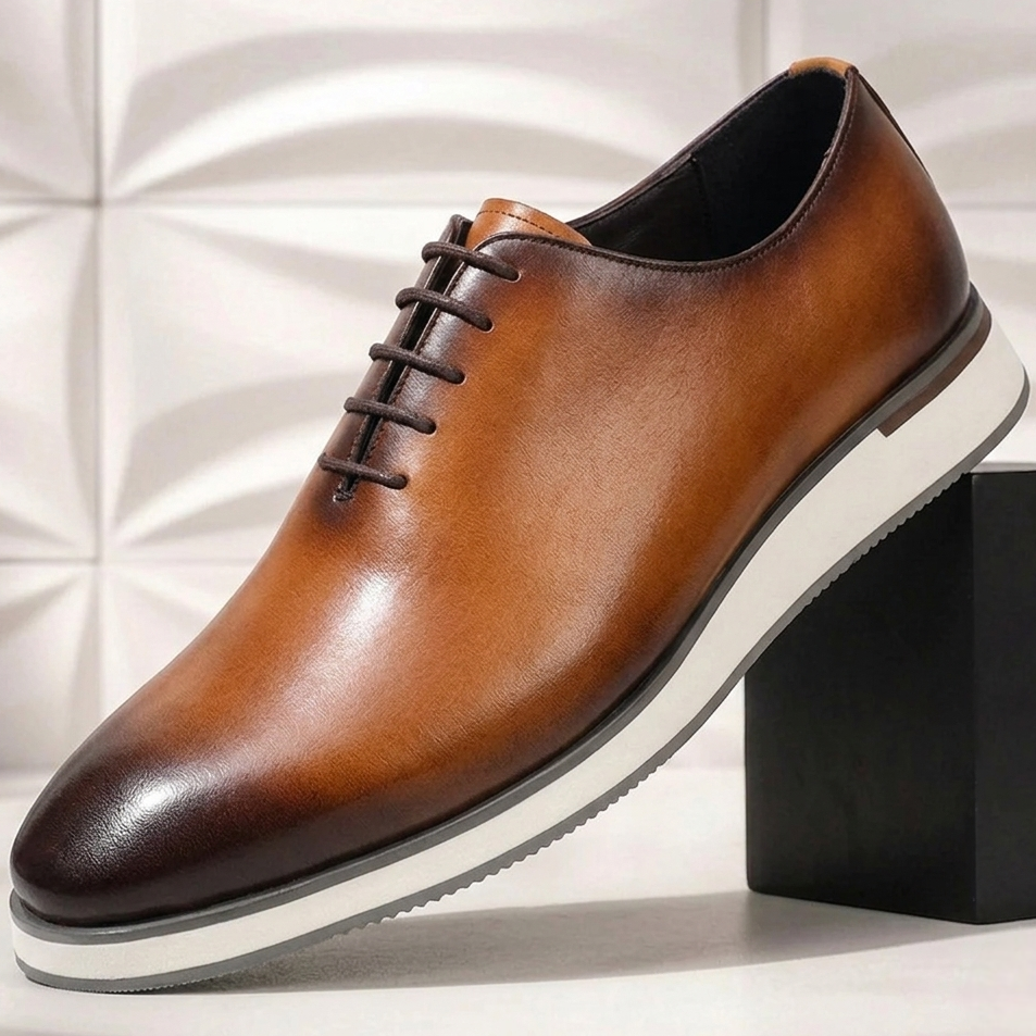 Soren Cowhide Leather Shoes — photo 1