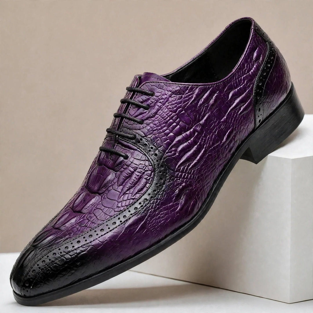 Gideon Cowhide Leather Oxfords — photo 1