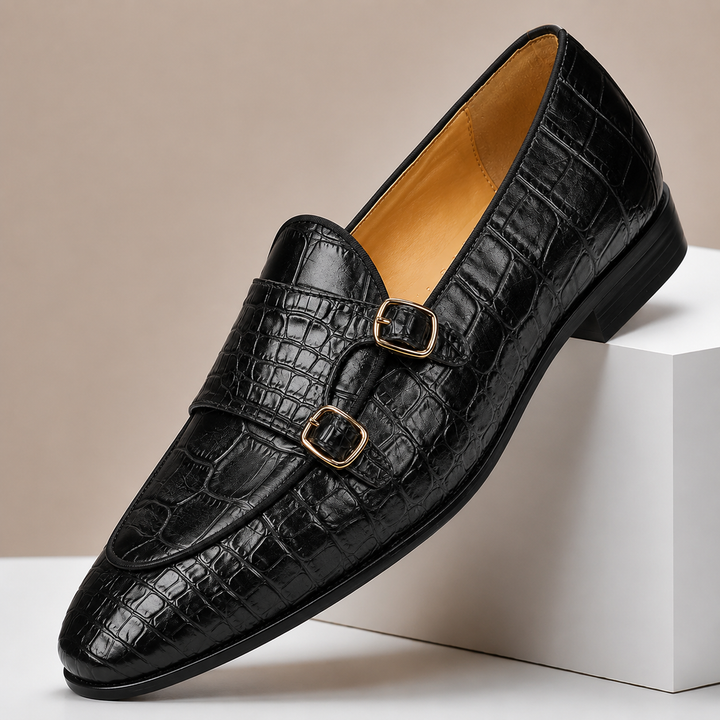 Leighton Cowhide Leather Loafers — photo 10