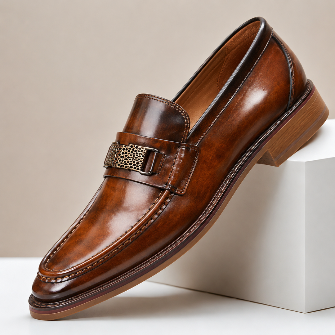 Sylvan Cowhide Leather Loafers — photo 1