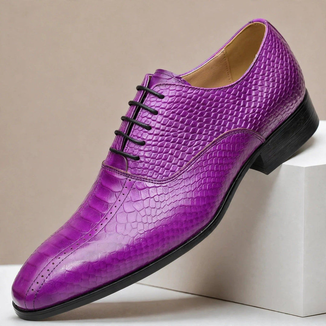Caspian Cowhide Leather Oxfords — photo 1
