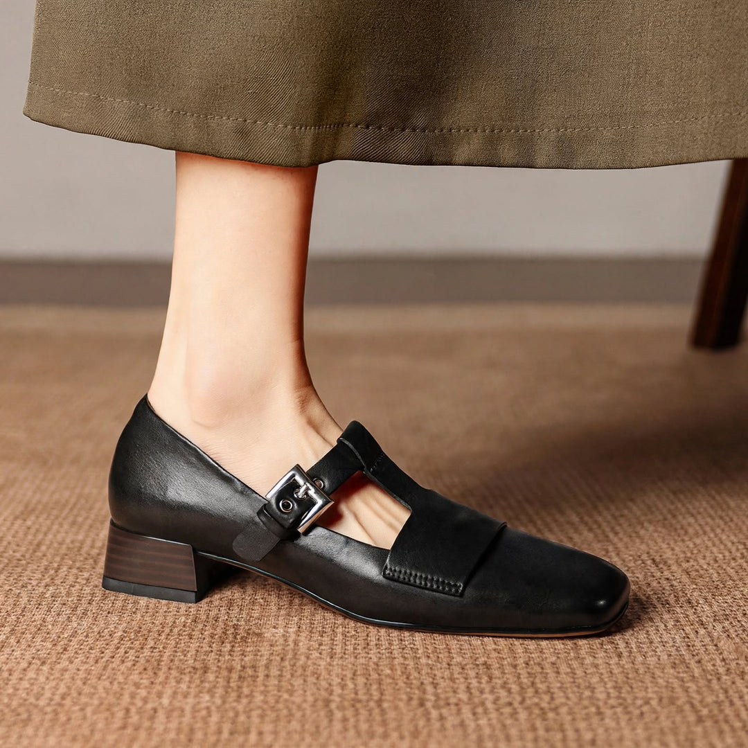 Veyra Genuine Leather Heels