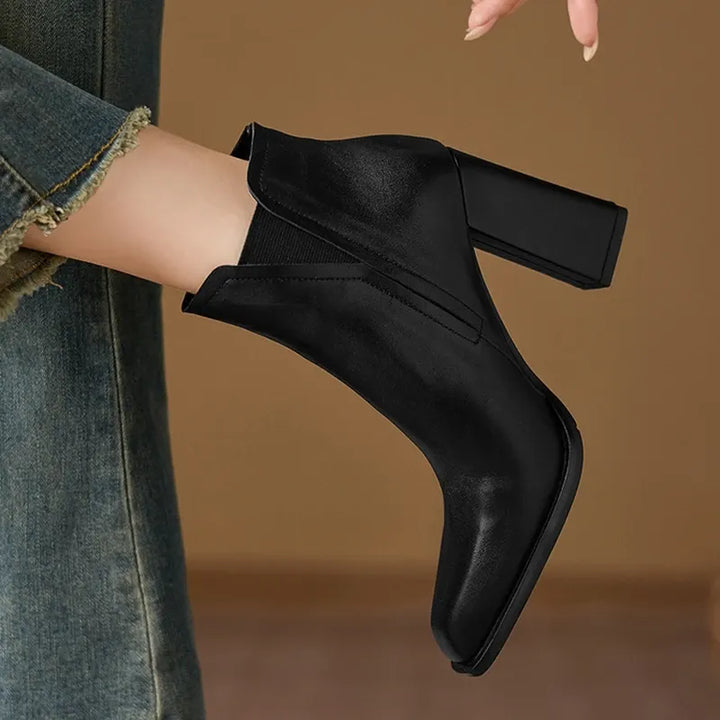 Petra Natural Leather Boots — photo 5