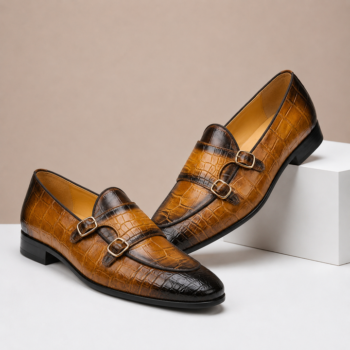Leighton Cowhide Leather Loafers — photo 8