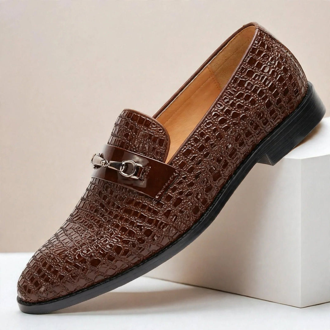 Landry Cowhide Leather Loafers — photo 7