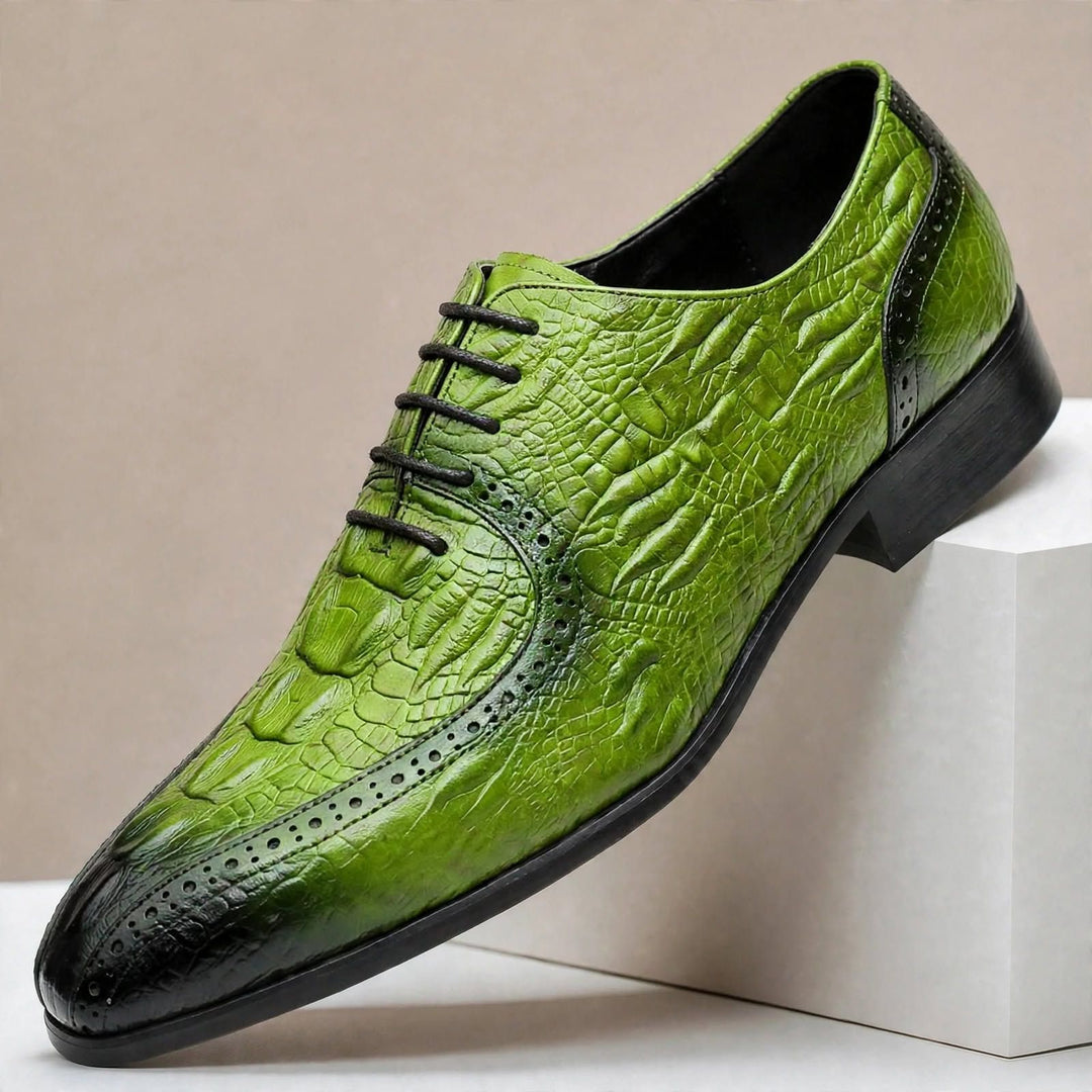 Gideon Cowhide Leather Oxfords — photo 10