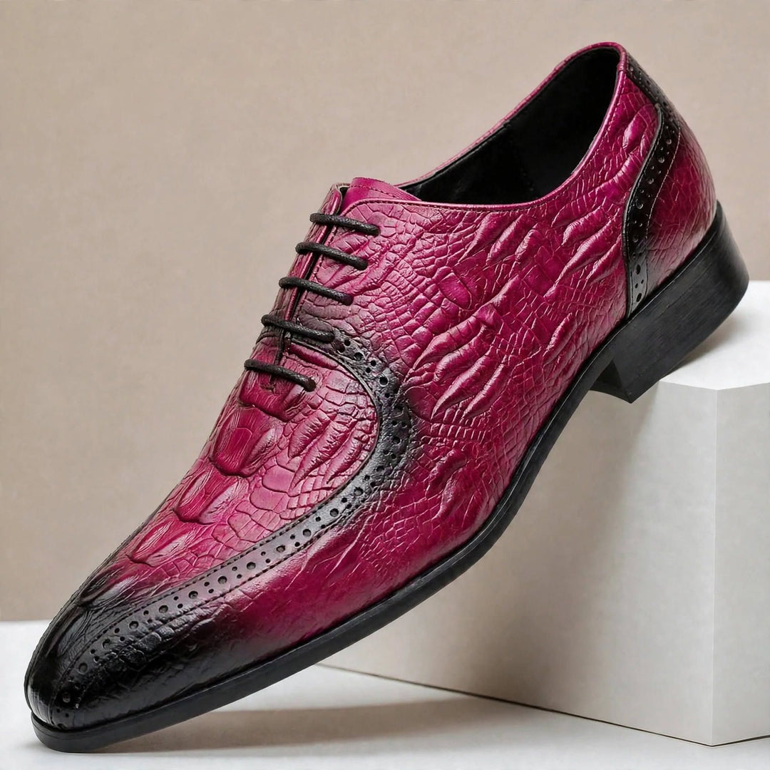 Gideon Cowhide Leather Oxfords — photo 8