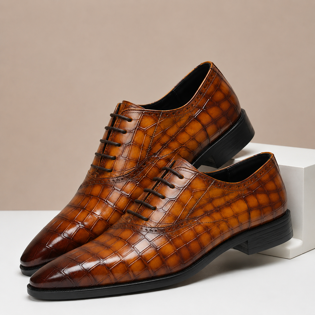 Tobias Cowhide Leather Shoes — photo 2
