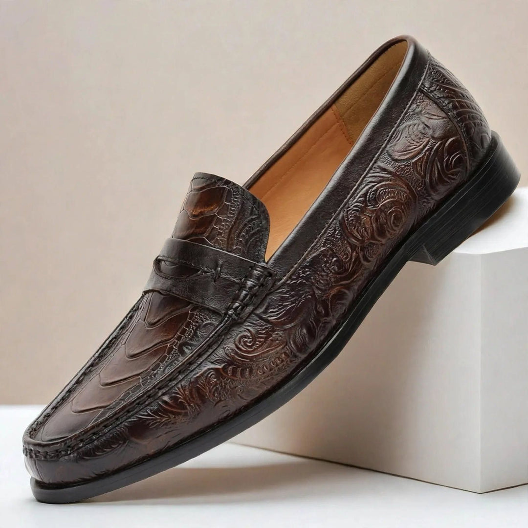 Kieran Cowhide Leather Loafers — photo 4