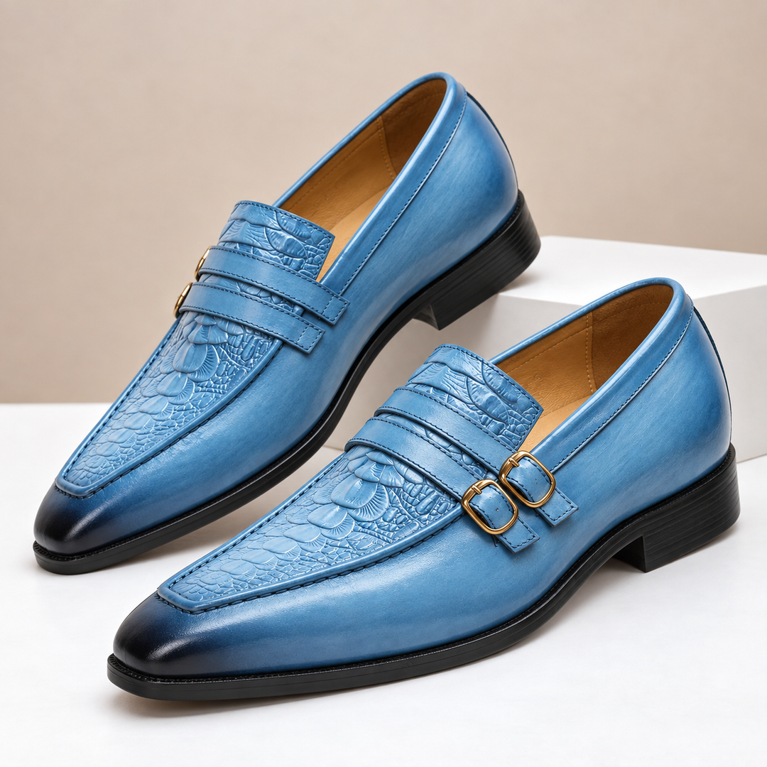 Elena Cowhide Leather Loafers — photo 2